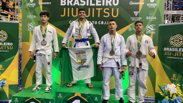 É ourooooooooo! Atleta do Caminho da Vitória é Campeão Brasileiro de Jiu-jitsu