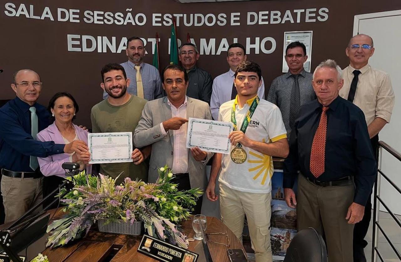 Moção de aplausos na Câmara de Vereadores Moção de aplausos na Câmara de Vereadores