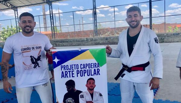Oficina do Projeto Capoeira Arte Popular é realizada na Comunidade Bom Jesus